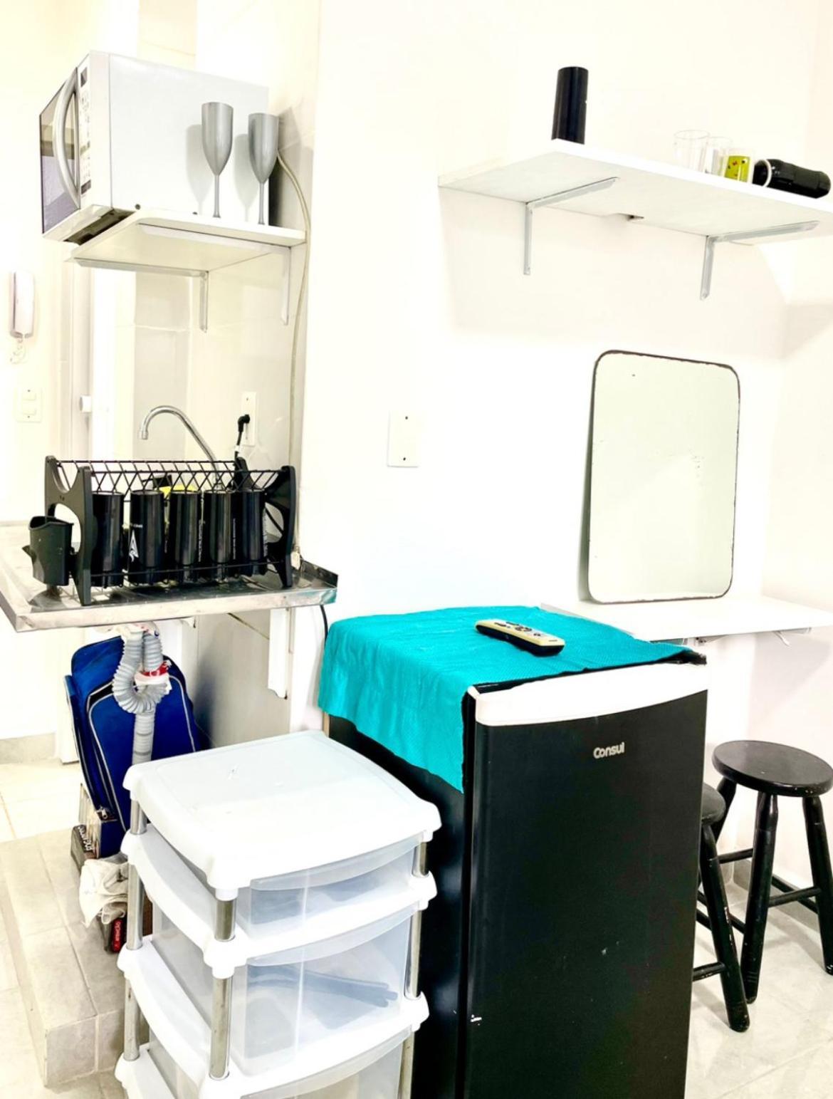 São VicenteKitinete 216 Frente Ao Marアパートメント エクステリア 写真